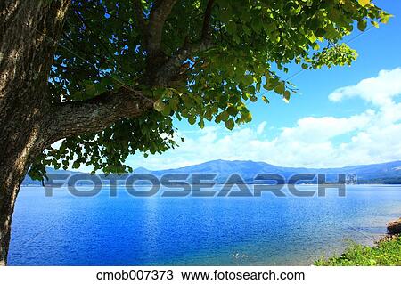 Lake Tazawa, Akita Prefecture View Large Photo Image Stock Image - Lake Tazawa, Akita Prefecture. Fotosearch