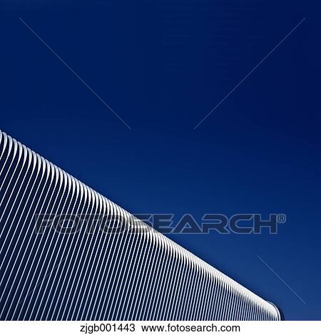 Stock Image - Metallic structure and blue sky. Fotosearch