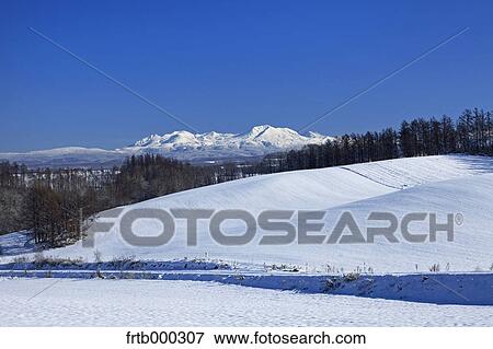 Stock Photo - Mount Asahi, Hokkaido. Fotosearch