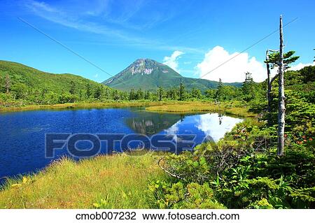 Stock Image - Mount Rausu, Hokkaido. Fotosearch