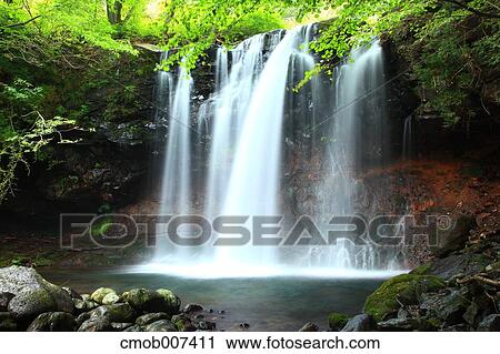 Otome waterfall, Tochigi Prefecture View Large Photo Image Stock Image - Otome waterfall, Tochigi Prefecture. Fotosearch