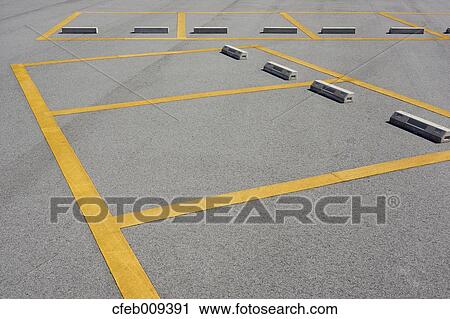 Stock Image - Parking lot. Fotosearch
