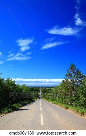 Road and sky, Hokkaido View Large Photo Image Stock Image - Road and sky, Hokkaido. Fotosearch