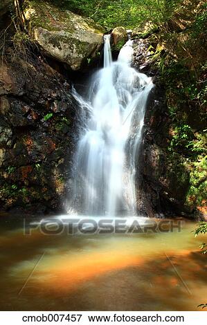 Stock Photo - Ryugin waterfall, Gifu Prefecture. Fotosearch