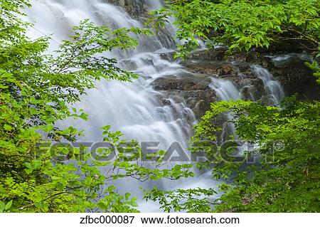 Shakunage waterfall, Gunma Prefecture View Large Photo Image Stock Photo - Shakunage waterfall, Gunma Prefecture. Fotosearch