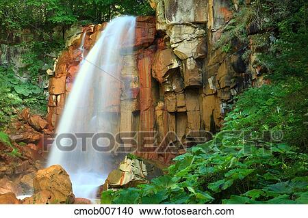 Shirafuji waterfall, Hokkaido View Large Photo Image Stock Image - Shirafuji waterfall, Hokkaido. Fotosearch