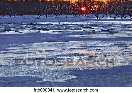 Snow field at sunset, Hokkaido View Large Photo Image Stock Image - Snow field at sunset, Hokkaido. Fotosearch
