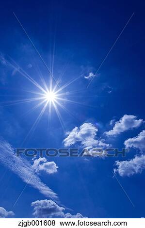 Sun and sky with clouds View Large Photo Image Stock Photo - Sun and sky with clouds. Fotosearch