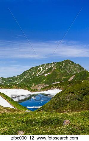 Tateyama mountain range and Mikuriga pond, Toyama Prefecture View Large Photo Image Stock Image - Tateyama mountain range and Mikuriga pond, Toyama Prefecture. Fotosearch