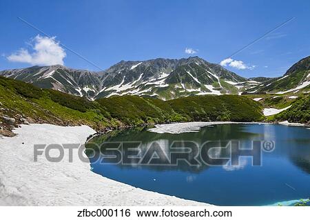 Tateyama mountain range and Mikuriga pond, Toyama Prefecture View Large Photo Image Stock Photograph - Tateyama mountain range and Mikuriga pond, Toyama Prefecture. Fotosearch