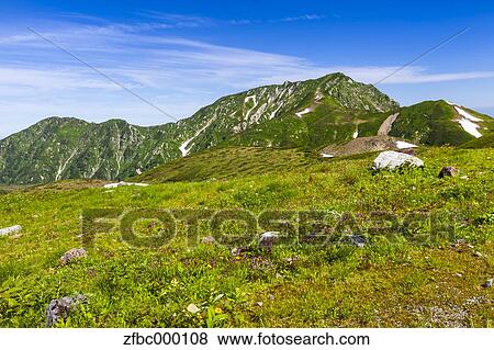 Tateyama mountain range, Toyama Prefecture View Large Photo Image Stock Photo - Tateyama mountain range, Toyama Prefecture. Fotosearch