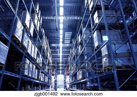 Warehouse interior View Large Photo Image Stock Image - Warehouse interior. Fotosearch