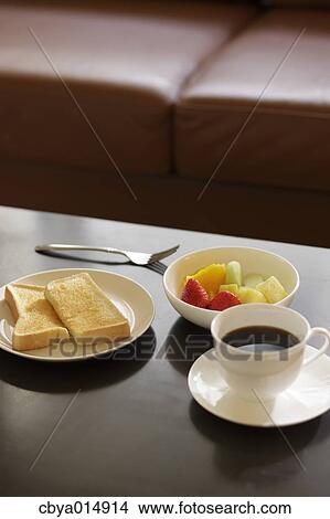 Breakfast on a table View Large Photo Image Picture - Breakfast on a table. Fotosearch