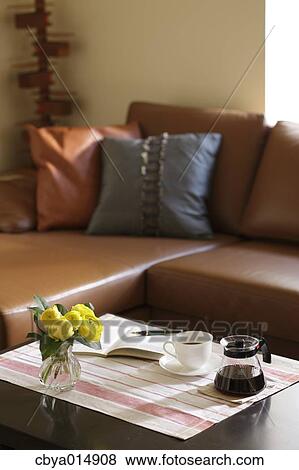Stock Photo - Coffee on a table. Fotosearch