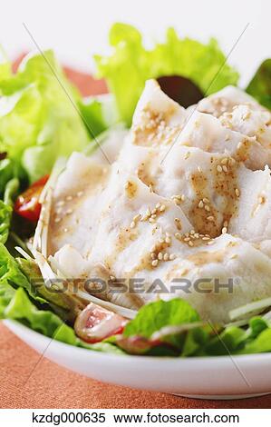 Stock Photography - Cold Shabu-shabu salad. Fotosearch