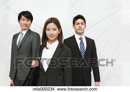 Japanese business people View Large Photo Image Picture - Japanese business people. Fotosearch