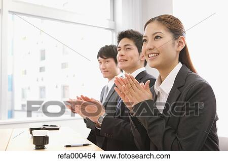 Japanese business people View Large Photo Image Picture - Japanese business people. Fotosearch