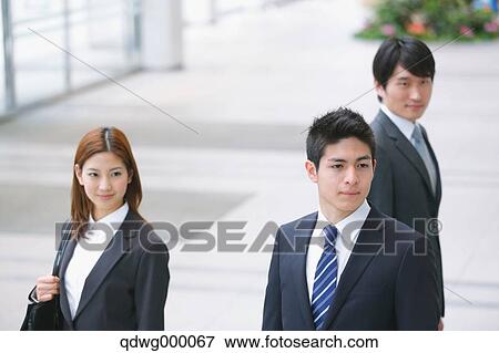 Stock Photo - Japanese business people. Fotosearch