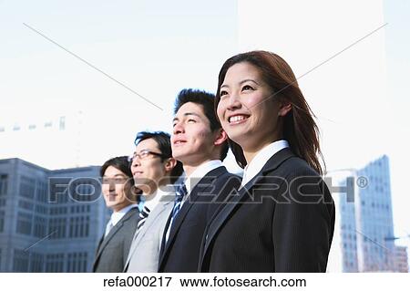 Stock Photo - Japanese business people. Fotosearch