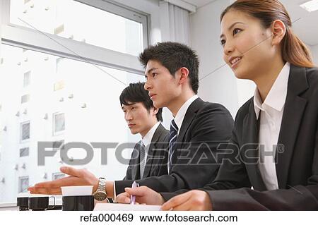 Stock Photo - Japanese business people. Fotosearch