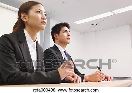 Japanese business people View Large Photo Image Stock Photo - Japanese business people. Fotosearch
