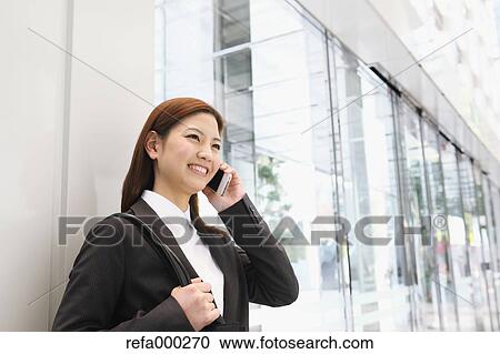 Stock Image - Japanese business woman. Fotosearch