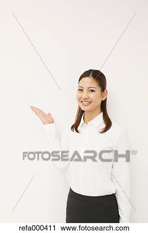 Stock Image - Japanese business woman. Fotosearch