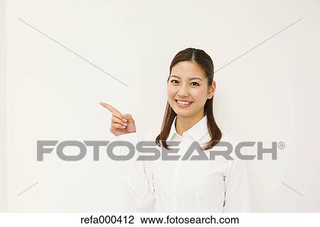 Stock Image - Japanese business woman. Fotosearch