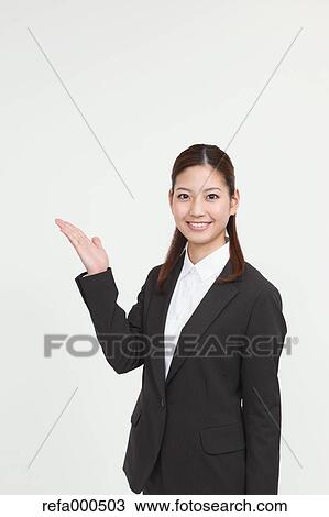 Stock Image - Japanese business woman. Fotosearch