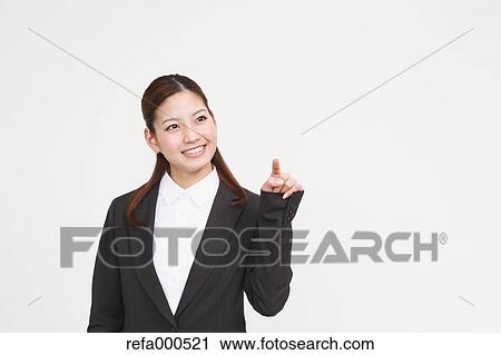 Stock Image - Japanese business woman. Fotosearch