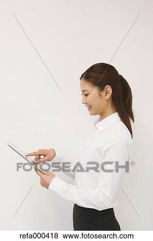 Stock Photo - Japanese business woman. Fotosearch