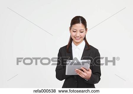 Japanese business woman View Large Photo Image Stock Photo - Japanese business woman. Fotosearch