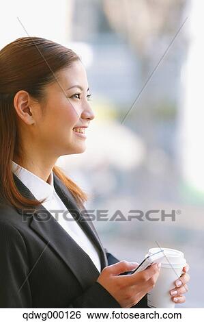Stock Photograph - Japanese business woman. Fotosearch