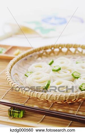 Stock Image - Japanese Somen noodles. Fotosearch
