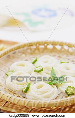 Japanese Somen noodles View Large Photo Image Stock Photo - Japanese Somen noodles. Fotosearch