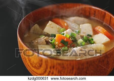 Japanese style Miso Soup View Large Photo Image Stock Image - Japanese style Miso Soup. Fotosearch
