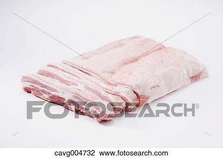 Stock Image - Raw pork meat. Fotosearch