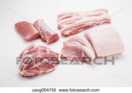 Raw pork meat View Large Photo Image Stock Photography - Raw pork meat. Fotosearch