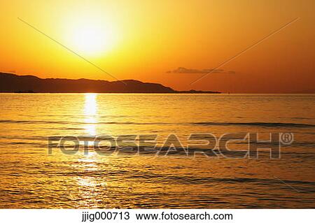 Sea at sunset in Chiba Prefecture, Japan View Large Photo Image Stock Image - Sea at sunset in Chiba Prefecture, Japan. Fotosearch
