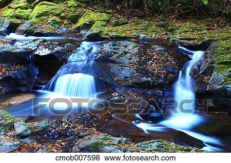 Akameshijuhattaki waterfall, Mie Prefecture View Large Photo Image Stock Photo - Akameshijuhattaki waterfall, Mie Prefecture. Fotosearch