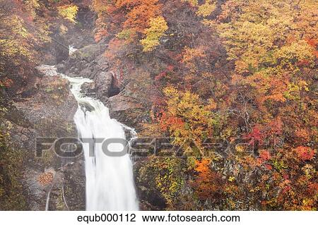 Stock Image - Akiu Great Falls, Miyagi Prefecture. Fotosearch