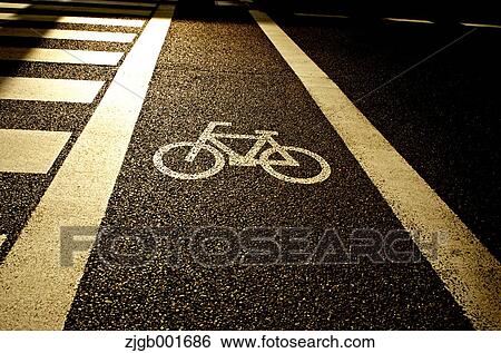 Bicycle and pedestrian crossing View Large Photo Image Stock Photograph - Bicycle and pedestrian crossing. Fotosearch