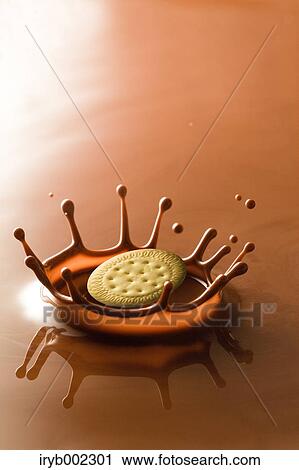 Biscuit and chocolate crown View Large Photo Image Stock Image - Biscuit and chocolate crown. Fotosearch