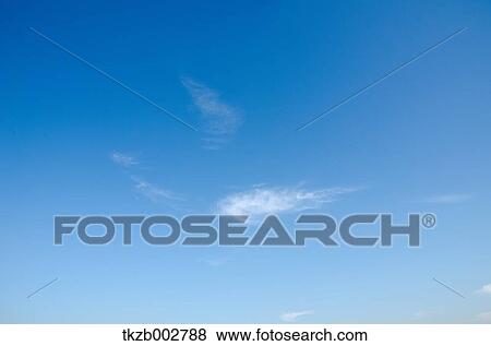 Stock Photo - Blue sky with clouds. Fotosearch