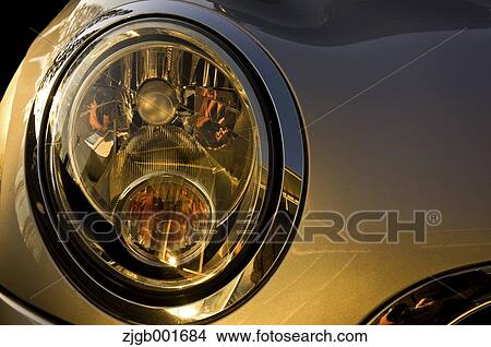 Picture - Car headlight. Fotosearch