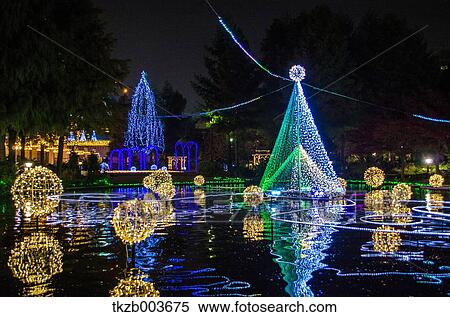 Christmas illuminations at night, Aichi Prefecture View Large Photo Image Stock Photography - Christmas illuminations at night, Aichi Prefecture. Fotosearch