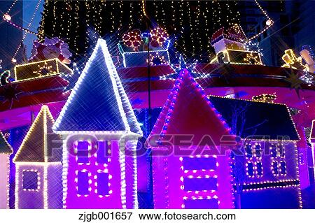 Stock Photo - Christmas illuminations. Fotosearch