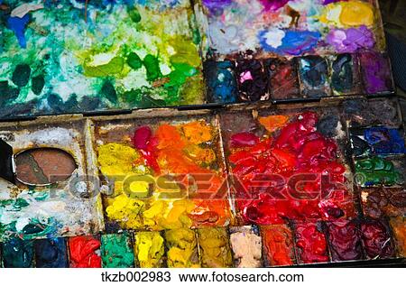 Stock Image - Color Palette. Fotosearch