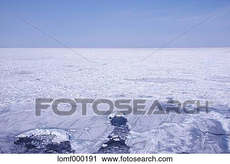 Drift ice, Hokkaido View Large Photo Image Stock Image - Drift ice, Hokkaido. Fotosearch