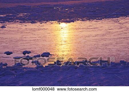 Drift ice, Hokkaido View Large Photo Image Stock Photo - Drift ice, Hokkaido. Fotosearch
